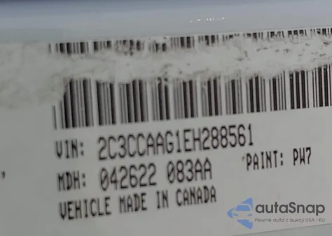 2014 Chrysler 300 из США, поврежденный, VIN 2C3CCAAG1EH288561